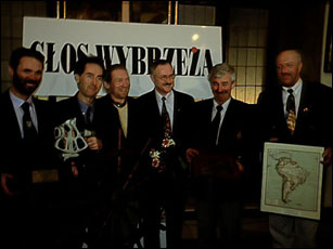 Zaoga w komplecie, od lewej: Marcin Sochaj, Rafa Biernacki, Pawe Stryski, Kazimierz Potocki, Jerzy Wsowicz, Leszek Pitula