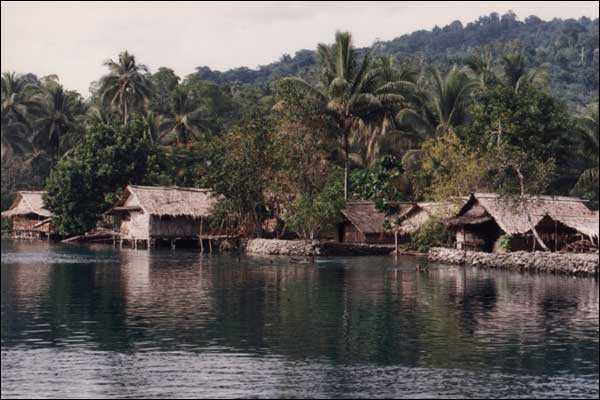 Wyspa Malaita w grupie Wysp Salomona - widok na lagun